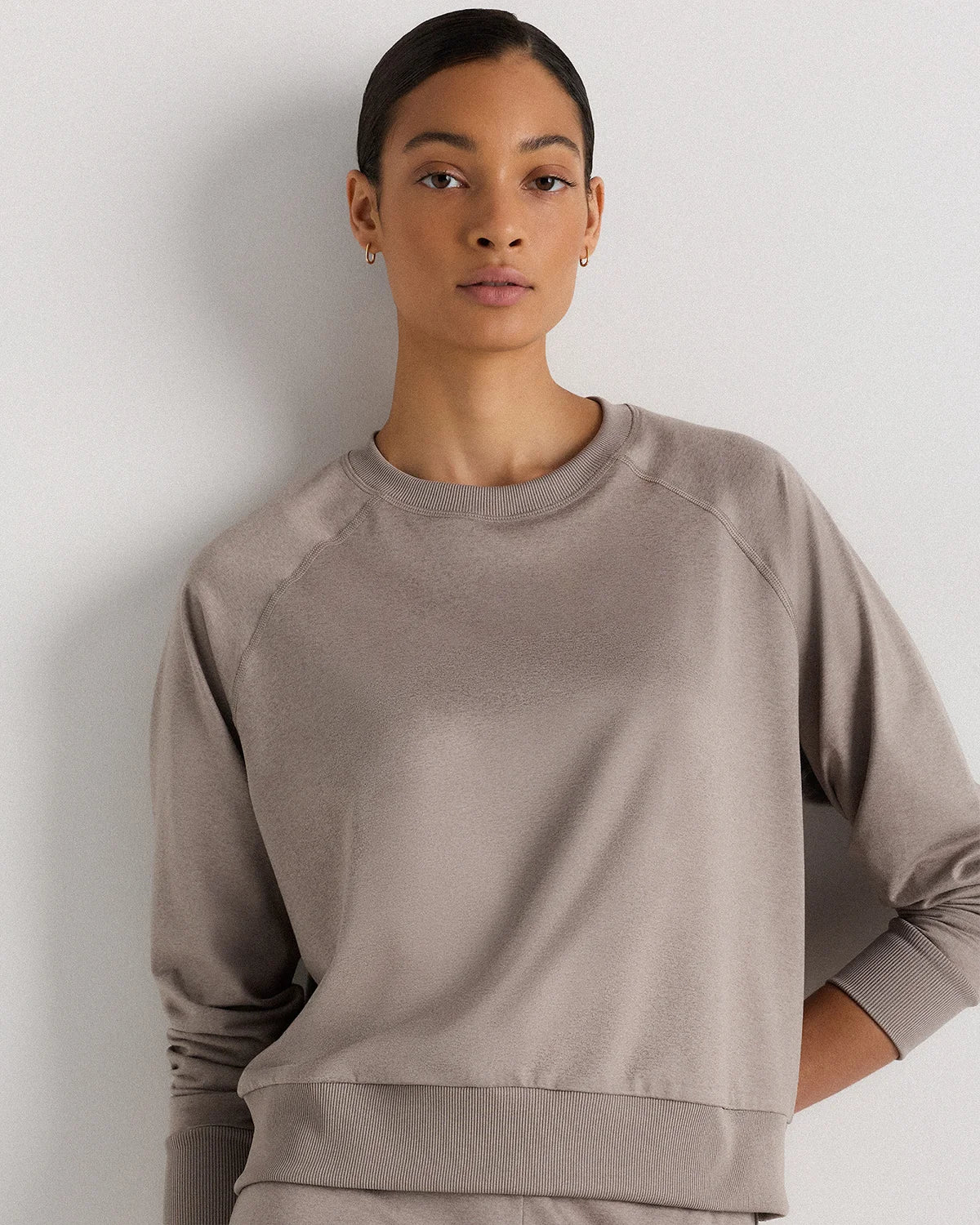 Flowknit Pullover Crew - XS / Heather Deep Navy
