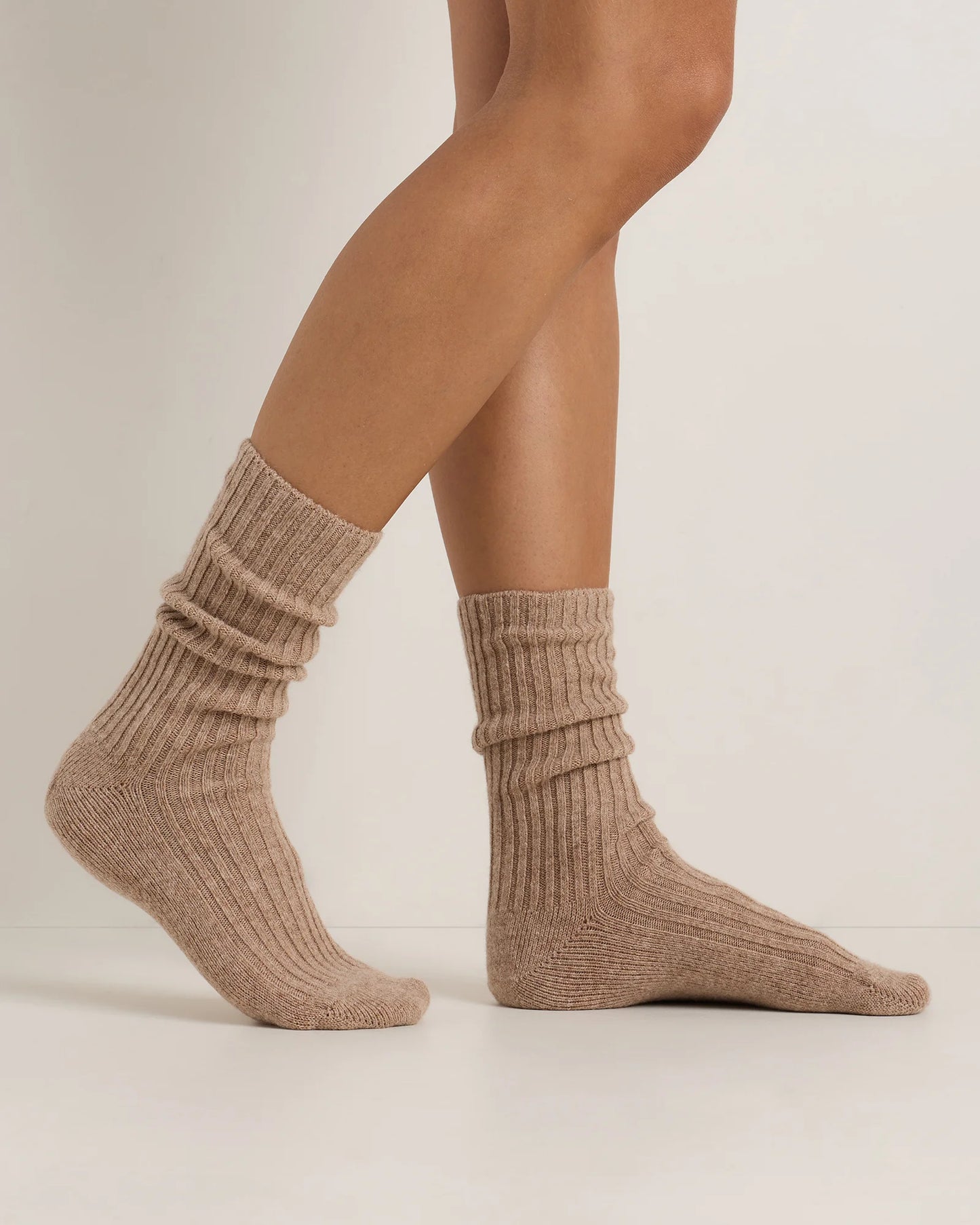 Cashmere Trouser Sock - XS/S / Ivory