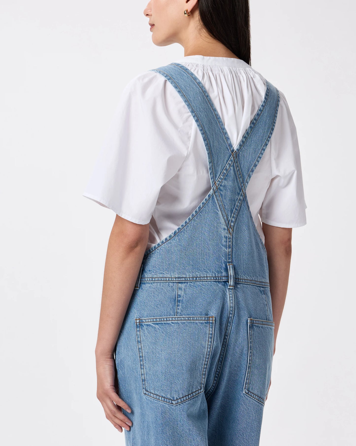 100% Organic Denim Overalls - XS / Mascara Black