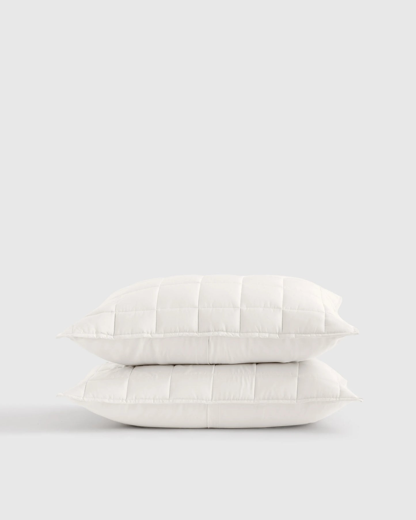 Bamboo Box Quilted Sham Set - Standard / Sage