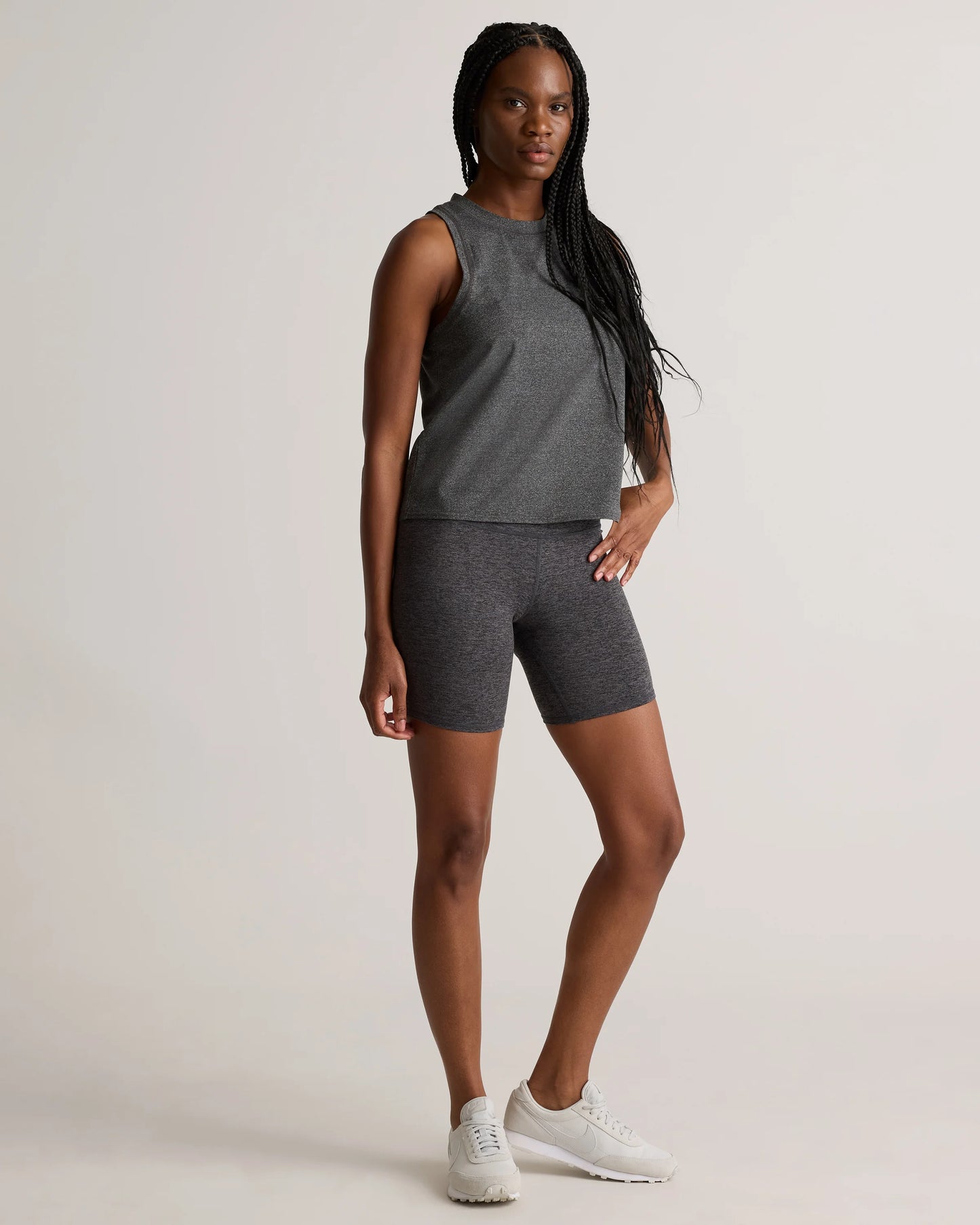 Ultra-Soft Bike Short - XS / Heather Espresso