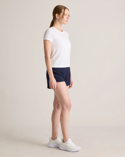 Seamless Waist-Length Tee - XS / Azul Blue