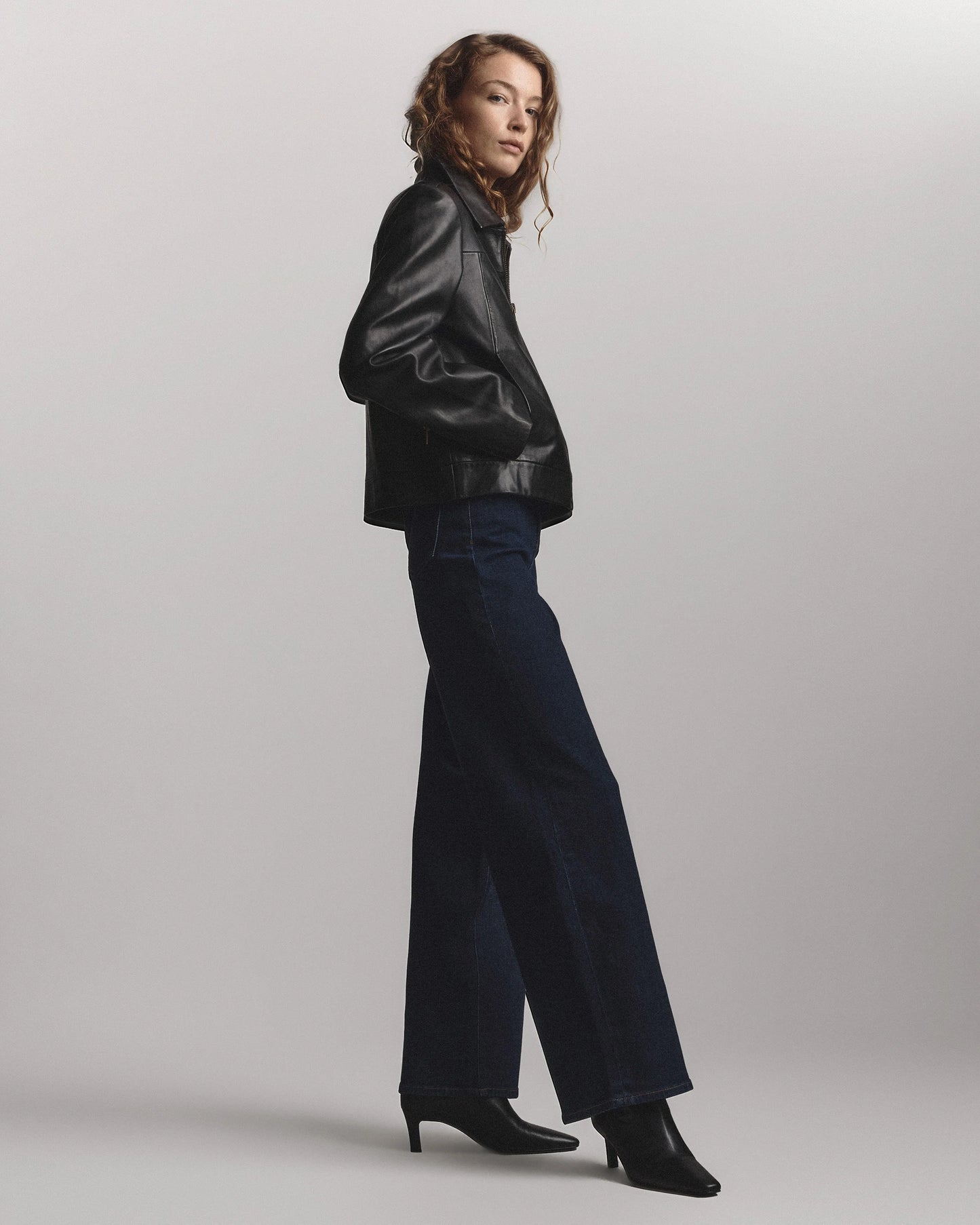Bella Stretch Wide Leg Jeans - 24 / Frosted Blue