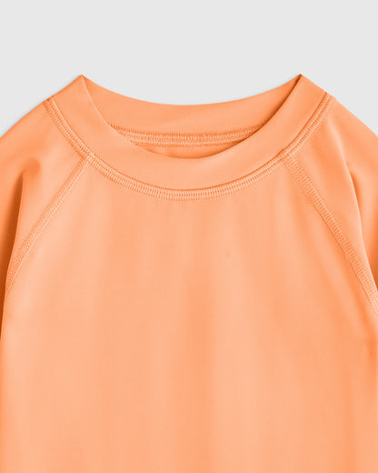 Long Sleeve Raglan Rash Guard - 6 / Island Aqua