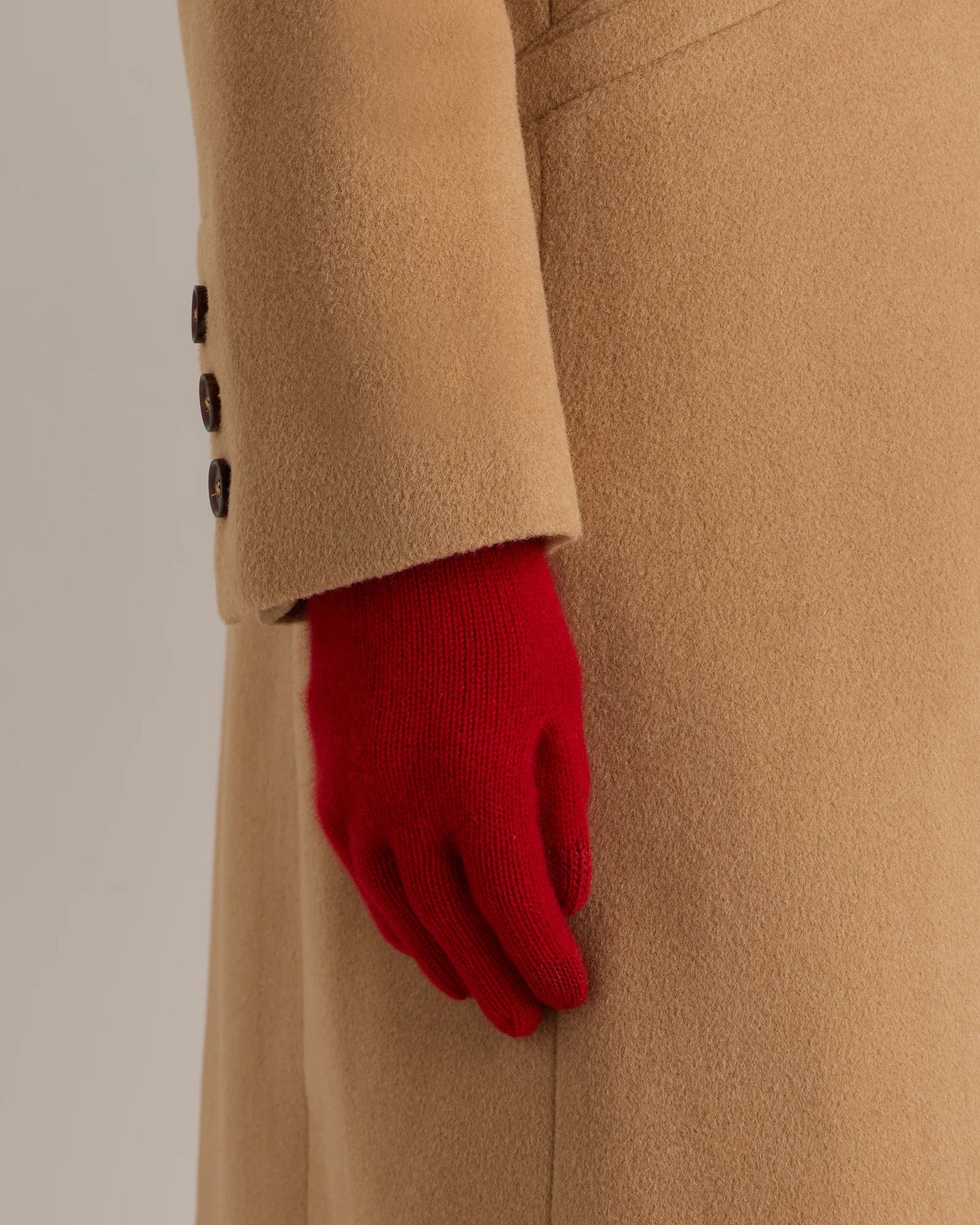 Mongolian Cashmere Gloves - One Size / True Navy