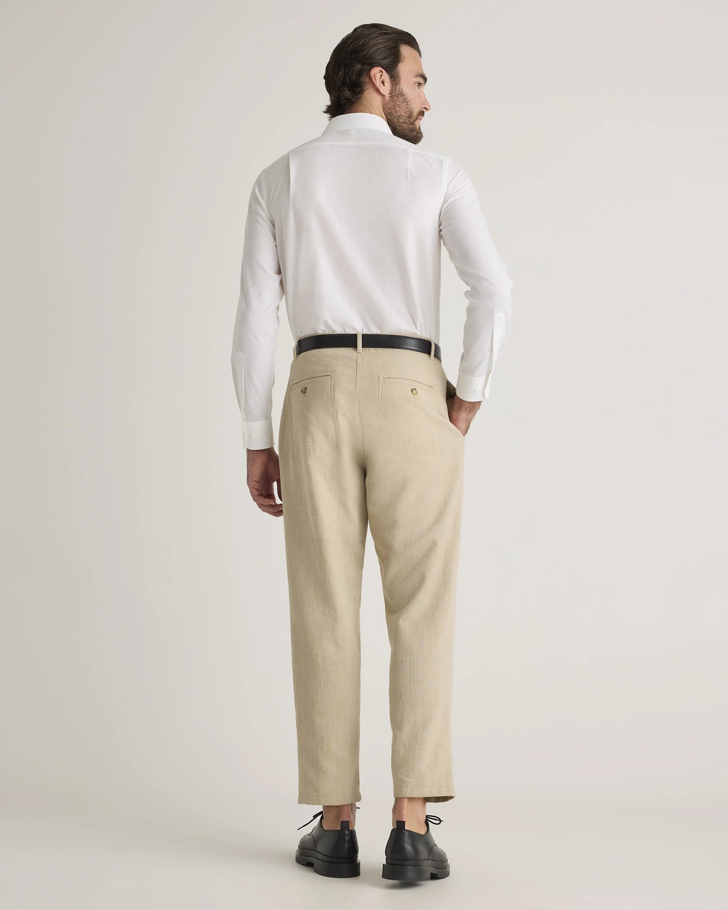 Organic Cotton Cashmere Dress Shirt - XS / Pale Blue