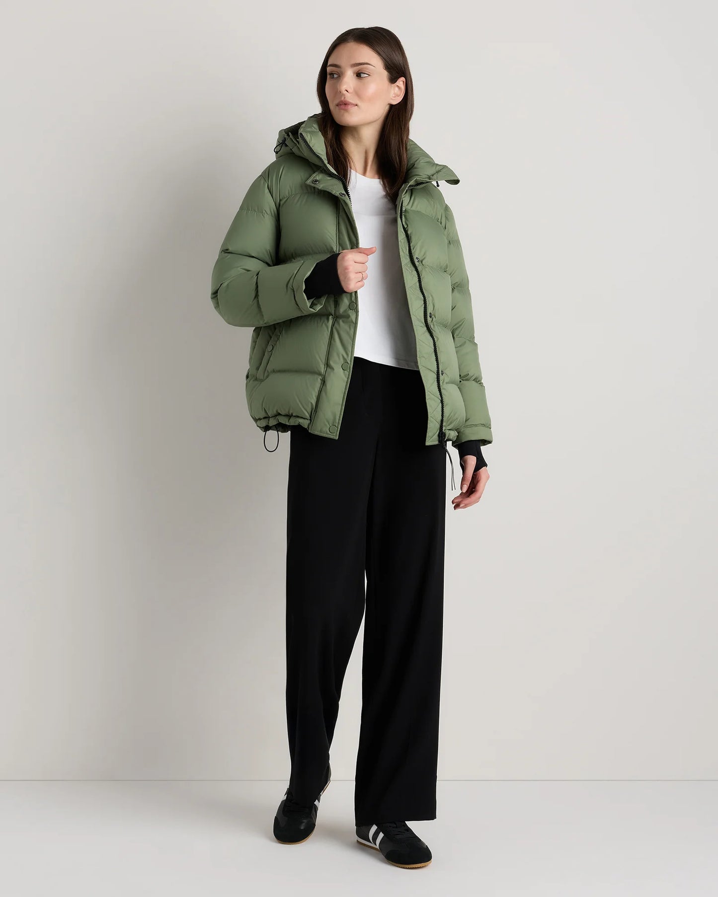 Responsible Down Puffer Jacket - XS / Sea Spray Green