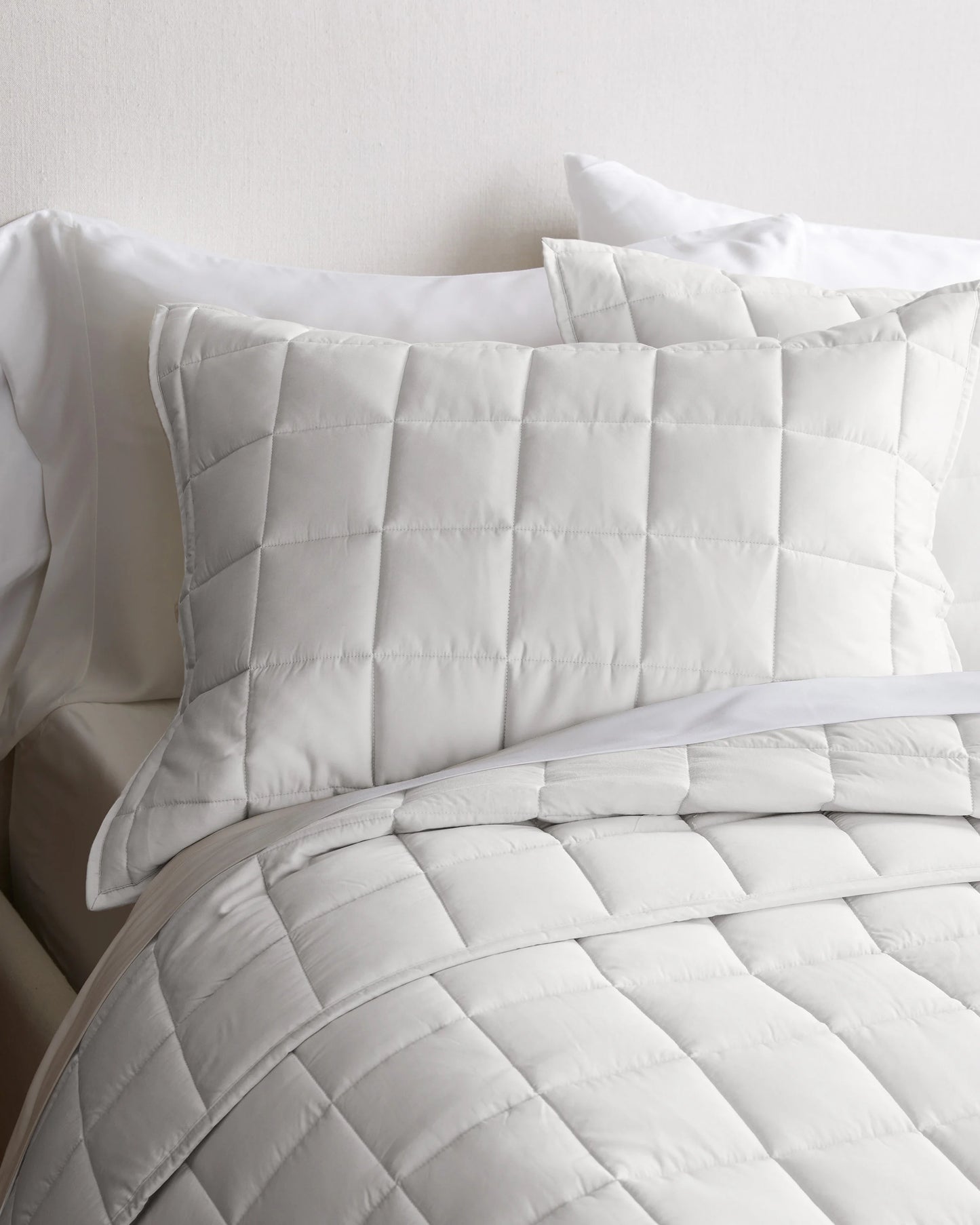 Bamboo Box Quilt Set - Twin / Sage