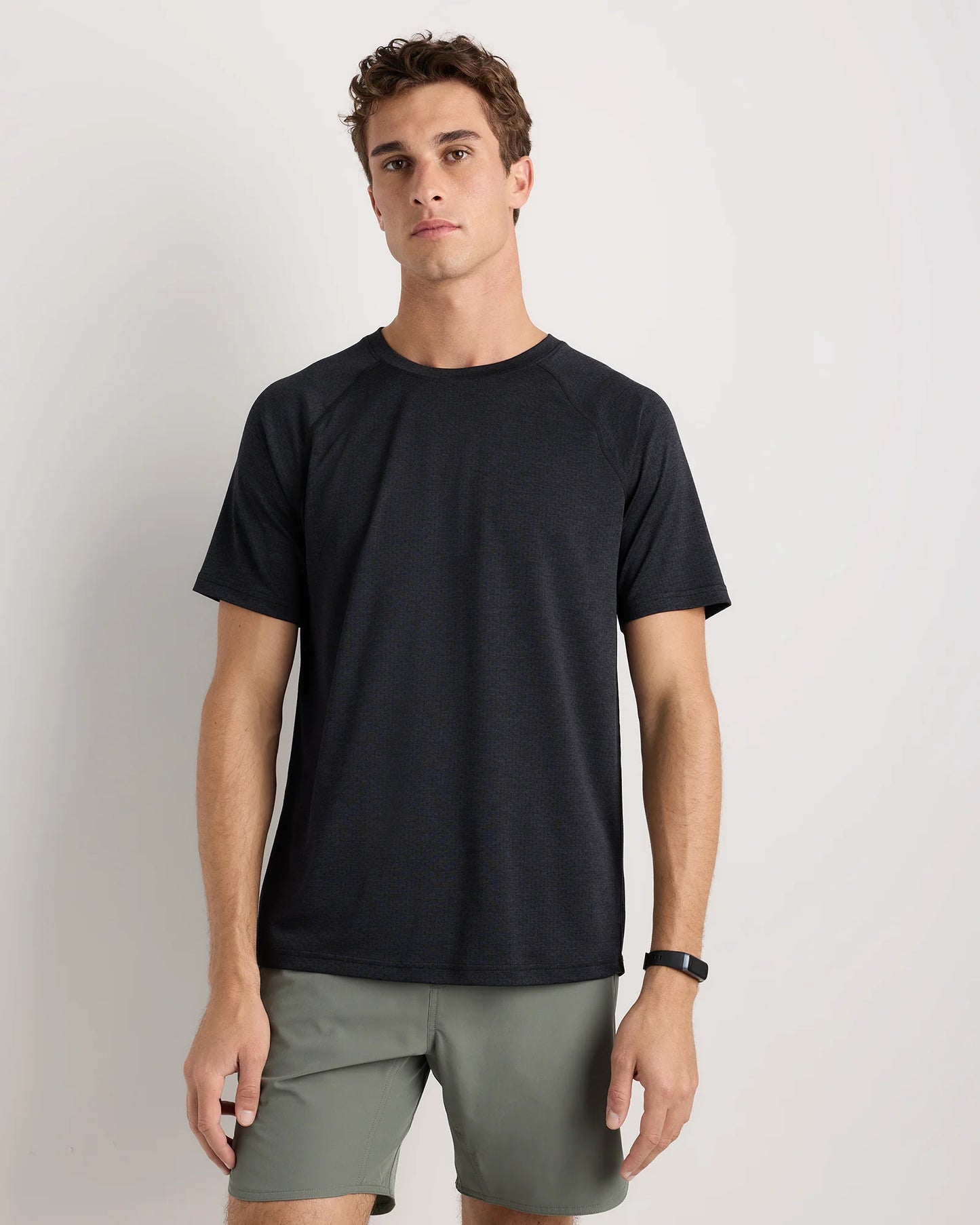 Mesh Performance Training Tee - S / Heather Grey