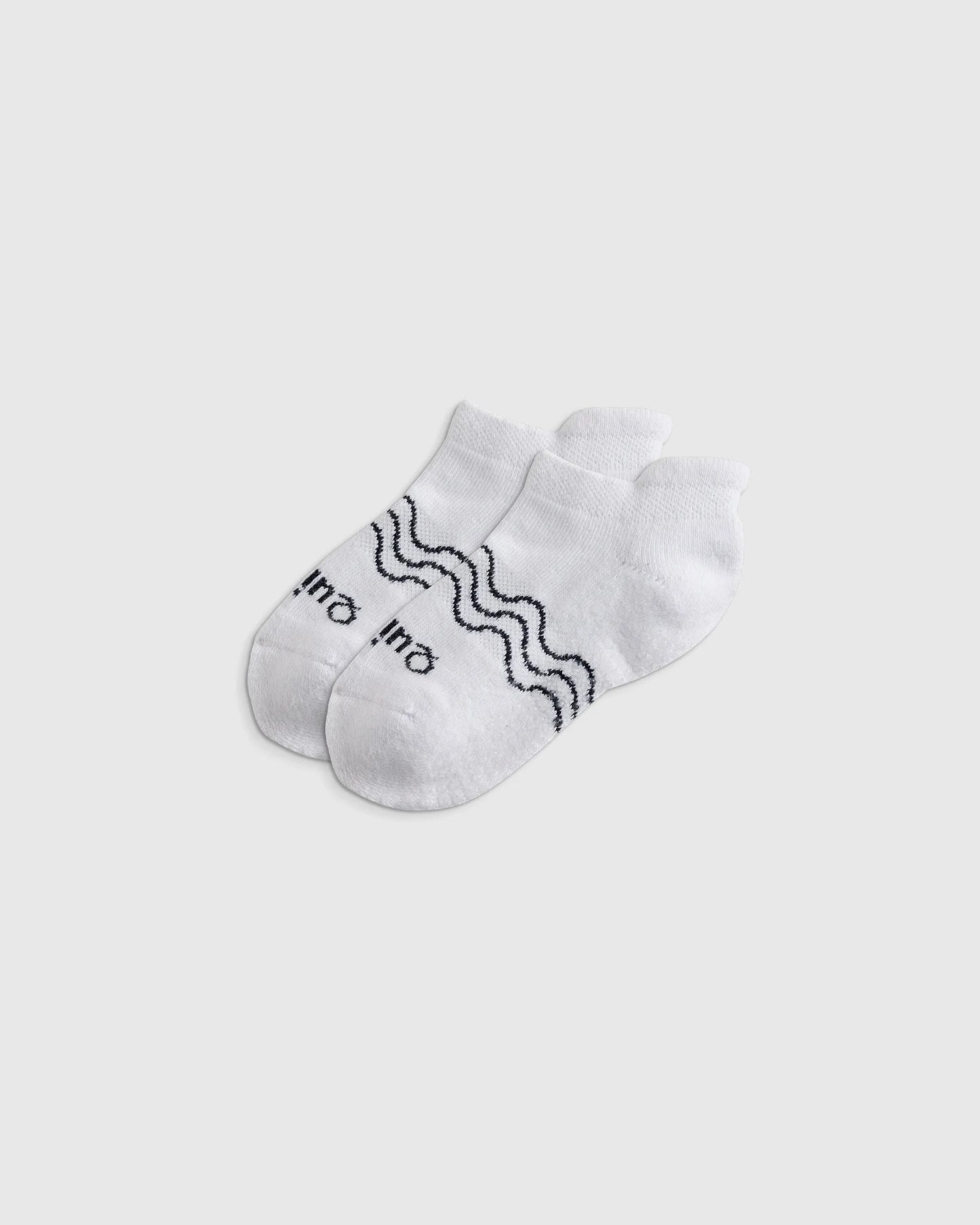 Organic Cotton Gripper Ankle Socks 8-Pack - 12M-24M / Pink/White Multi