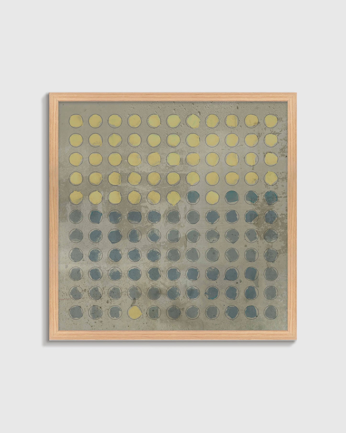 Circling the Square 1 by Jacques Pilon - 21.25"x21.25" / Oak