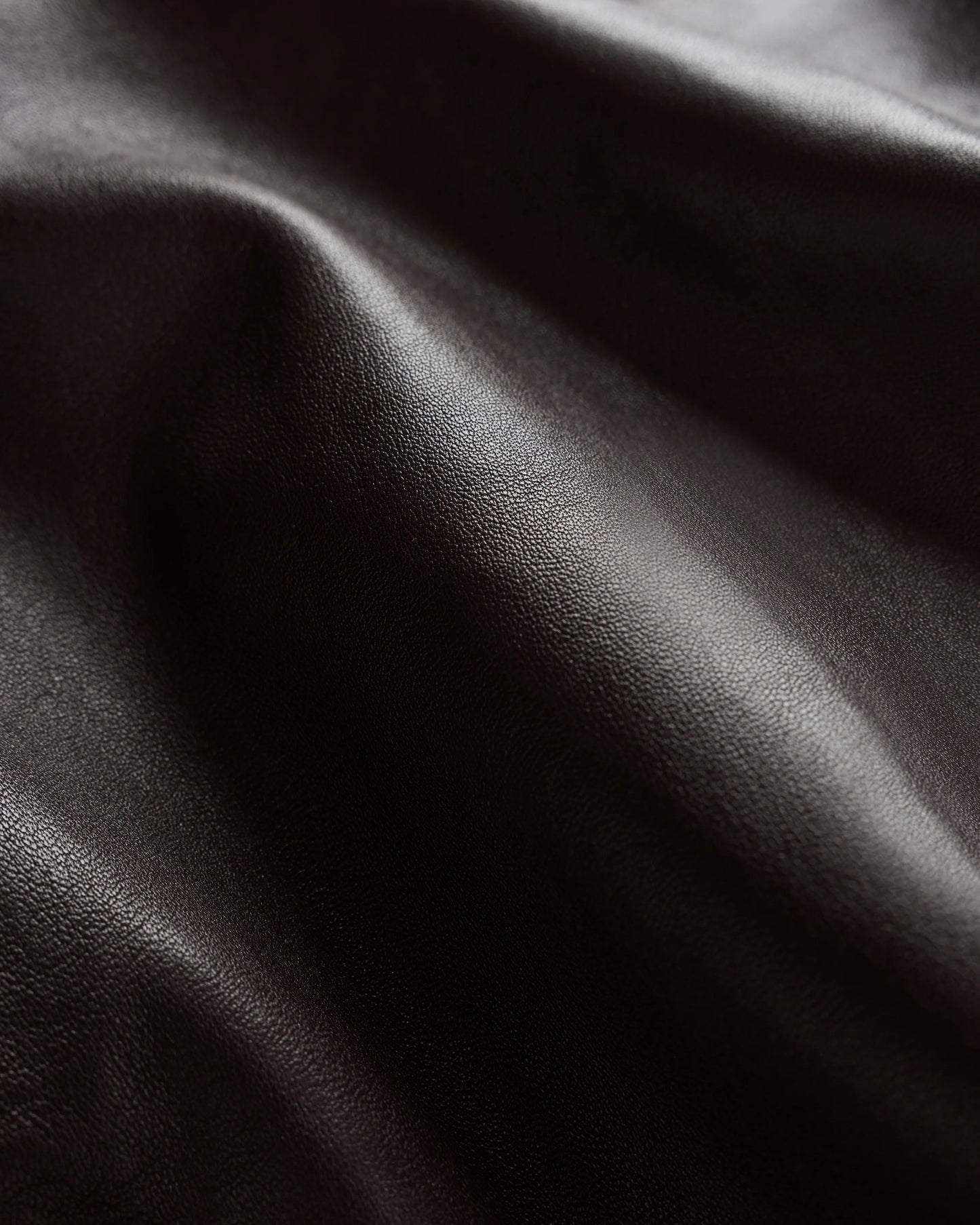 100% Leather Cropped Jacket - XS / Rich Brown