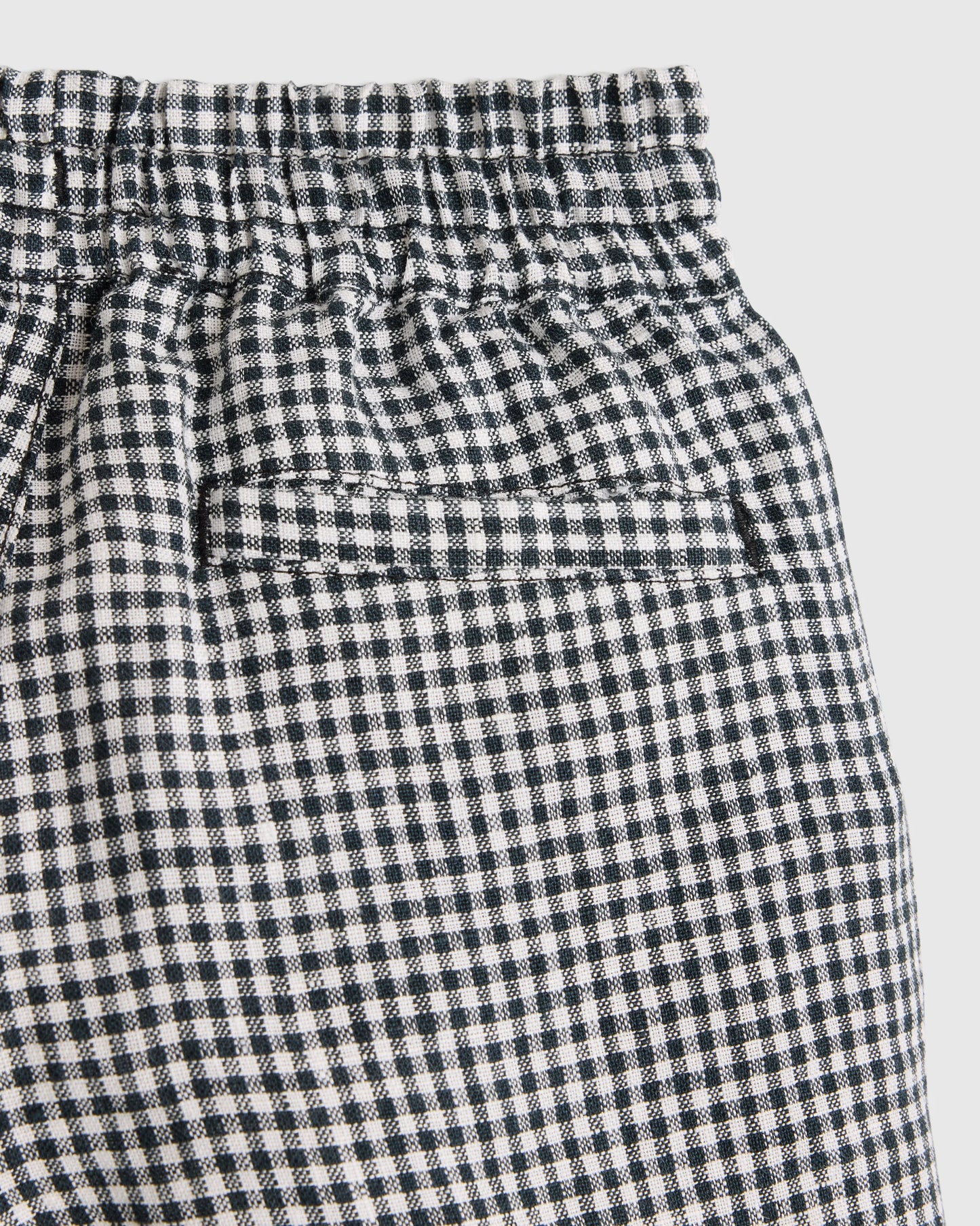 100% European Linen Drawstring Shorts - 2T / Vintage Pink Chambray