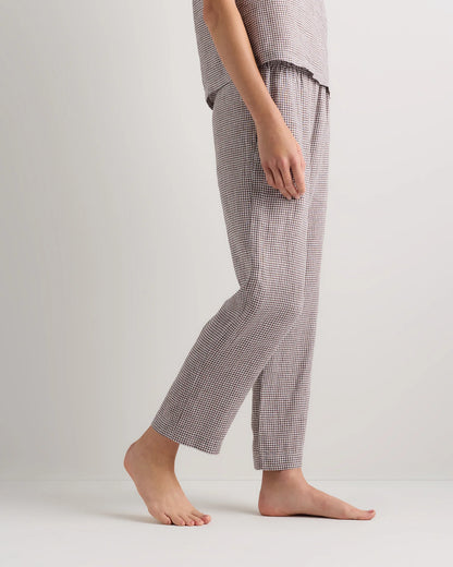 100% European Linen Pajama Set - XS / French Blue