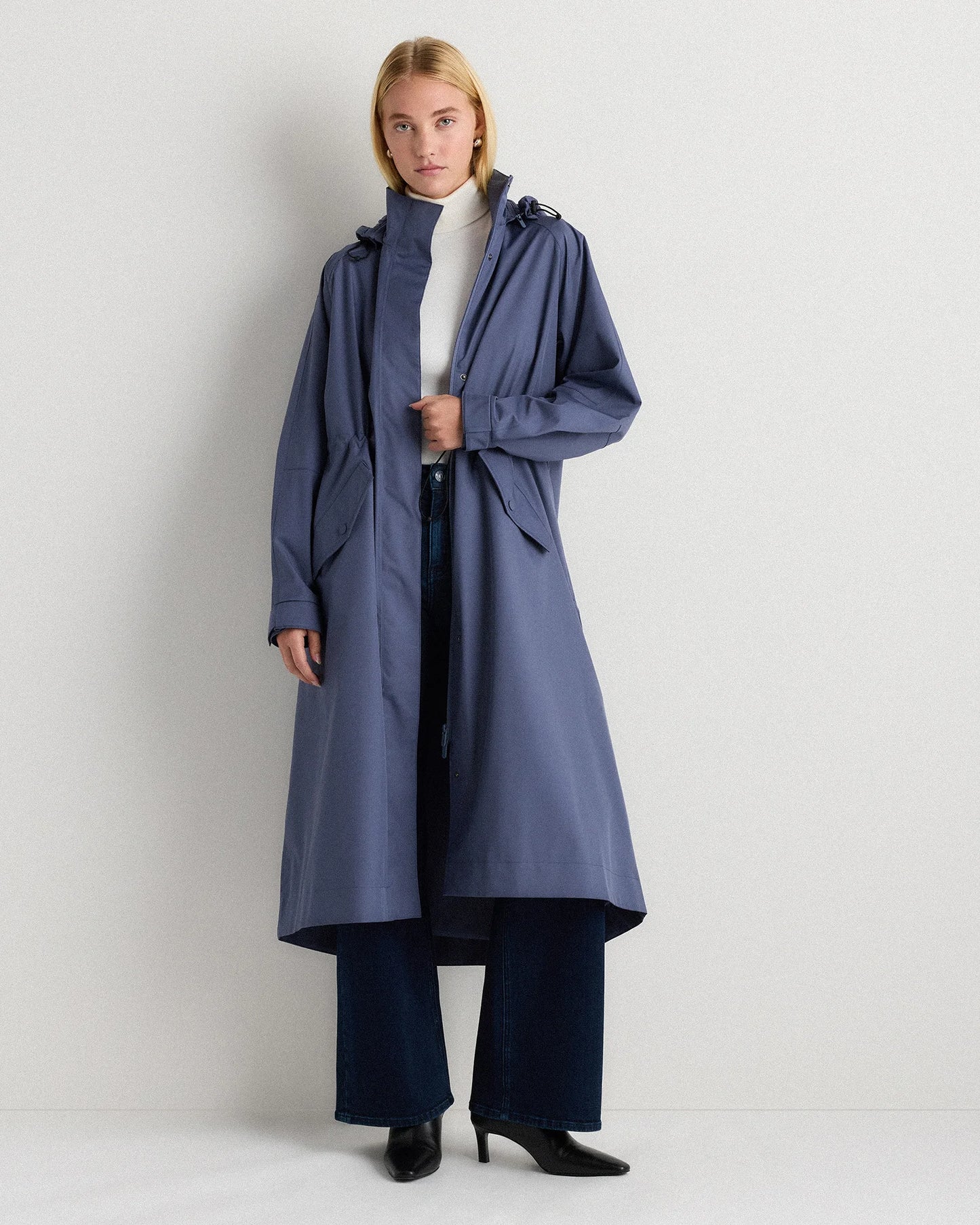 Weather Proof Rain Trench Coat - XS / Dark Spruce