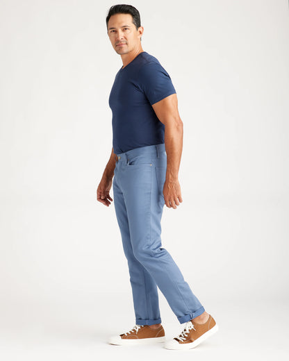 Comfort Stretch Traveler 5-Pocket Pants - Straight - 28X30 / Military Olive