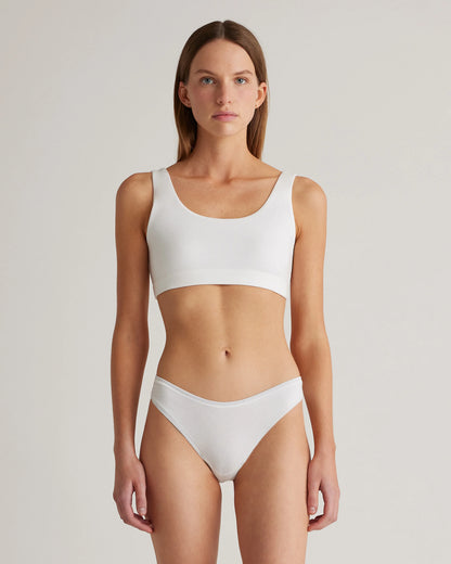 Organic Cotton Tank Bralette (2-pack) - XS / Mink