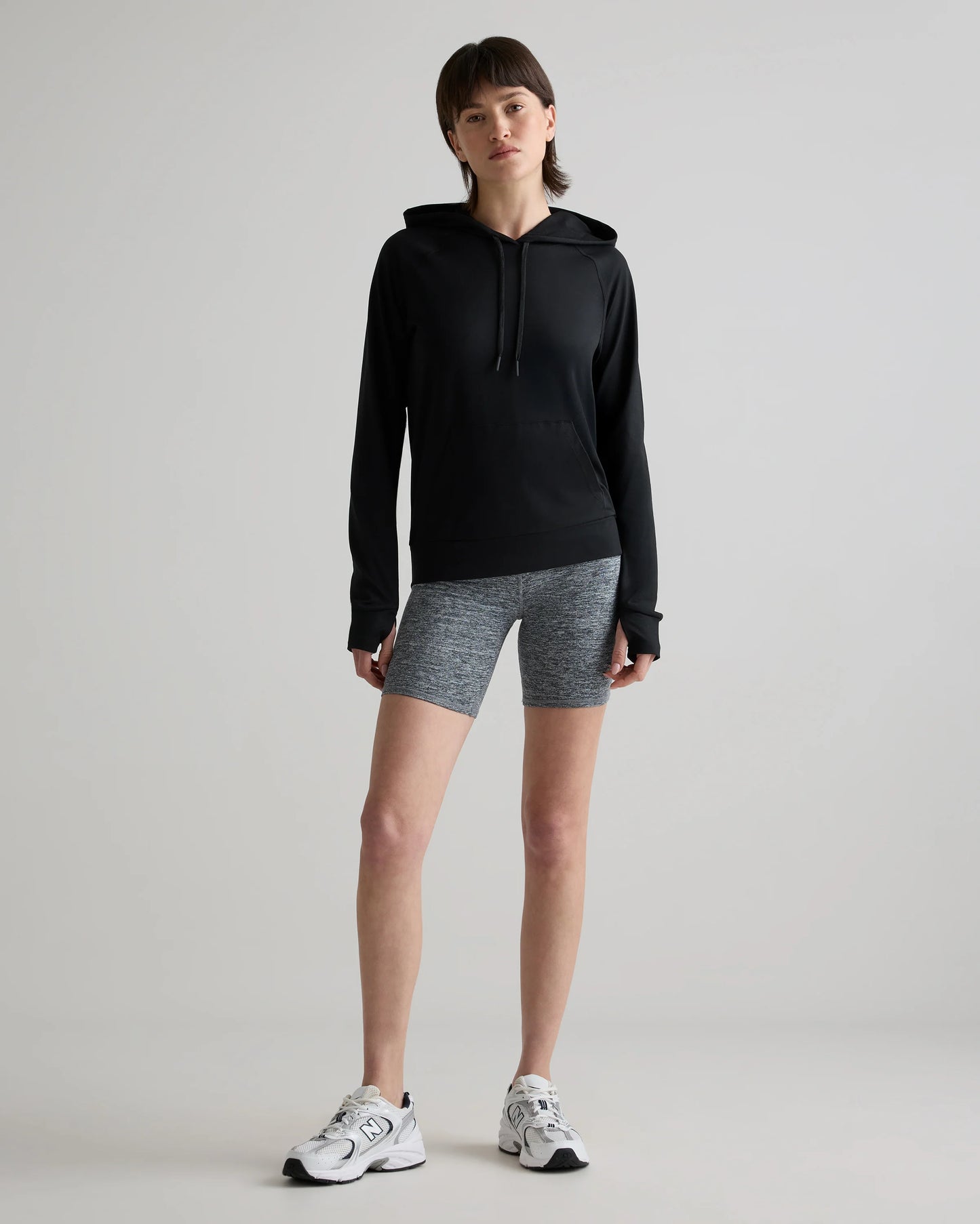 Flowknit Pullover Hoodie - XS / Heather Navy