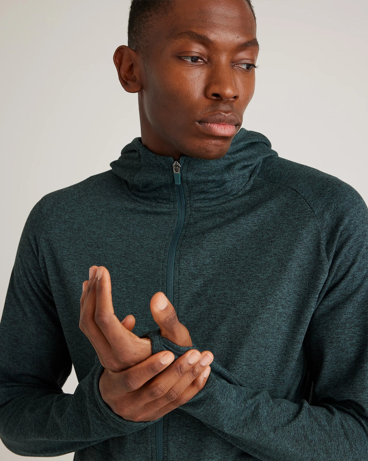 Flowknit Performance Zip Hoodie - S / Heather Grey