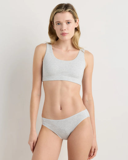 Organic Cotton Bikini (6-pack) - XS / Mink