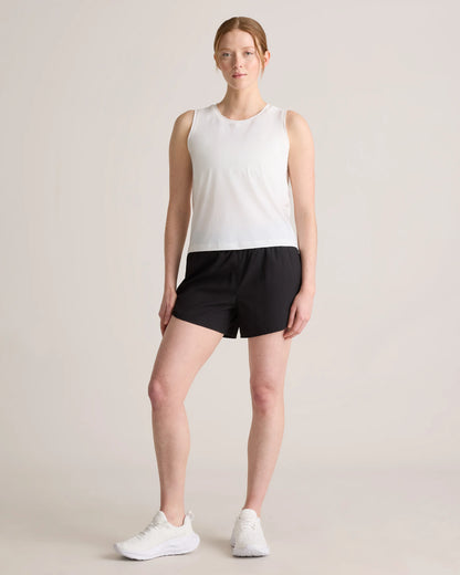 Essential Run Cropped Muscle Tank - XS / Deep Navy