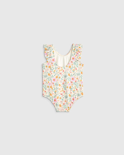 Ruffle One Piece Swimsuit - 0-3M / Pineapple