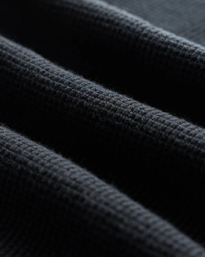 Organic Cotton Cashmere Waffle Crewneck Sweater - S / Bayberry Olive