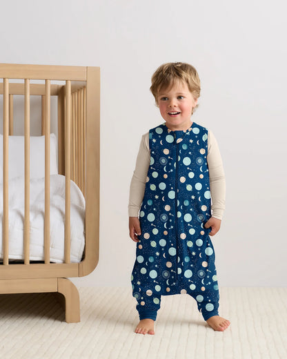 Bamboo Sleep Bag Walker 1.5 TOG - M / Colony Blue