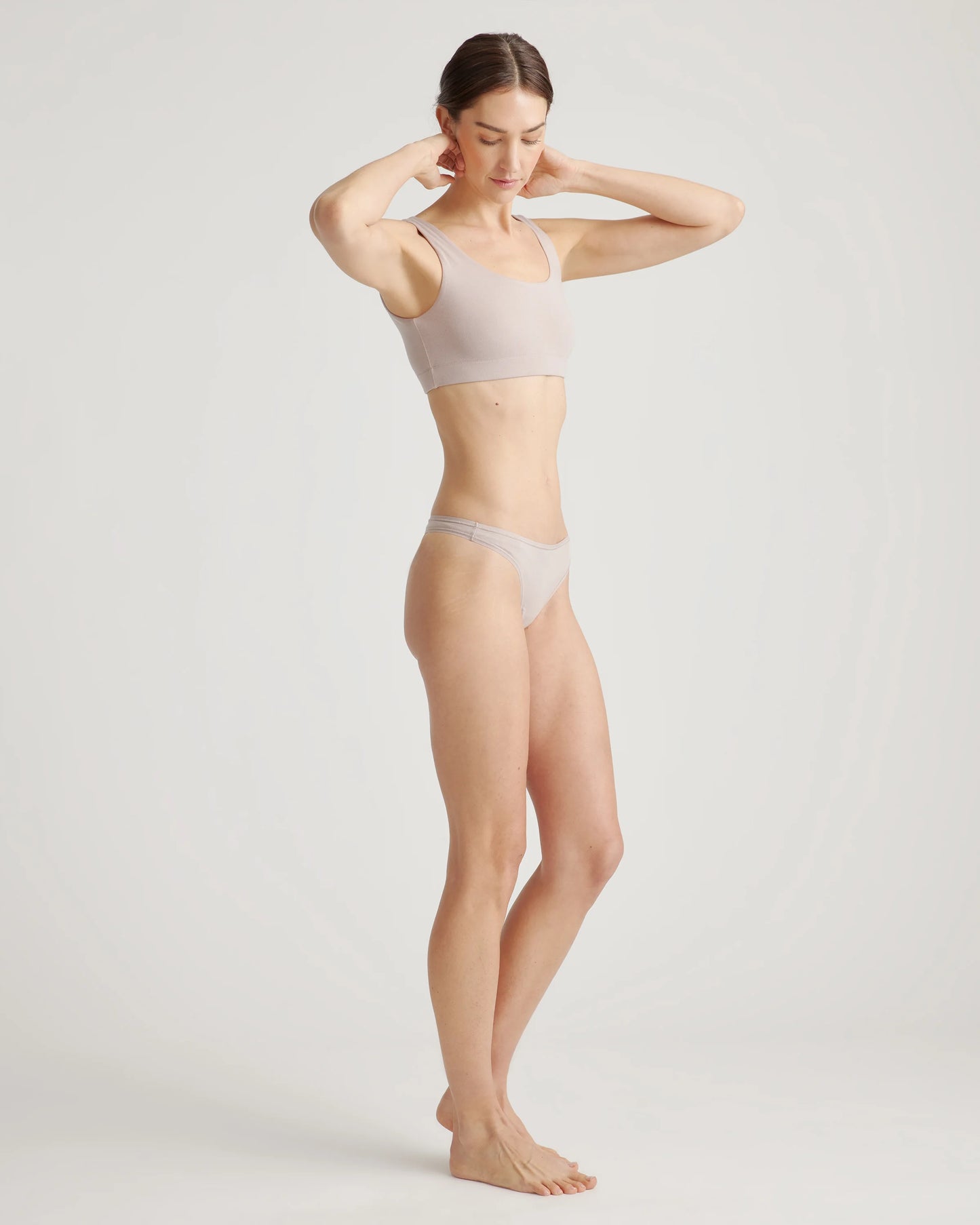 Organic Cotton Tank Bralette (2-pack) - XS / Mink