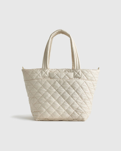 Transit Quilted Carry-All Tote - One Size / Porcelain Blue