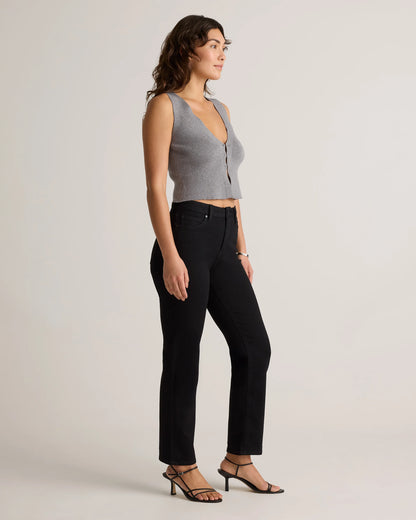 Bella Stretch Straight Jeans - 24 / Midnight Blue