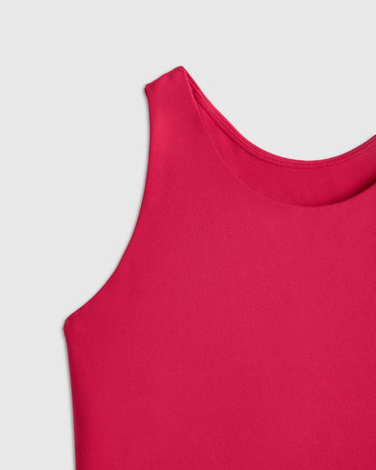 Girls Ultra-Form Fitted Tank - 6 / Storm Blue