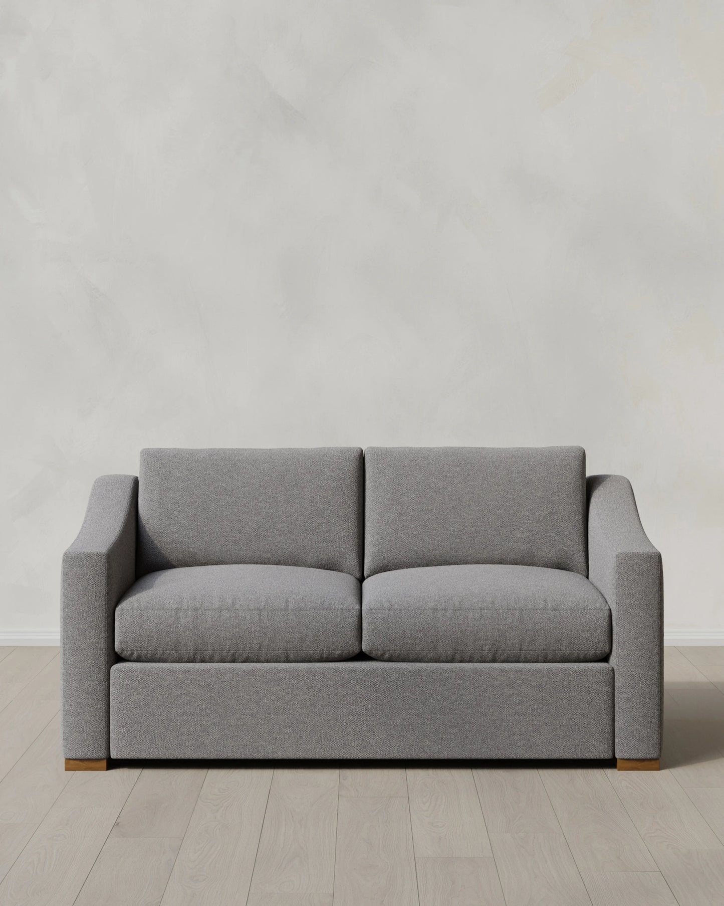 Hollis Slope Arm Sofa in Performance Basketweave - 72" / Flax