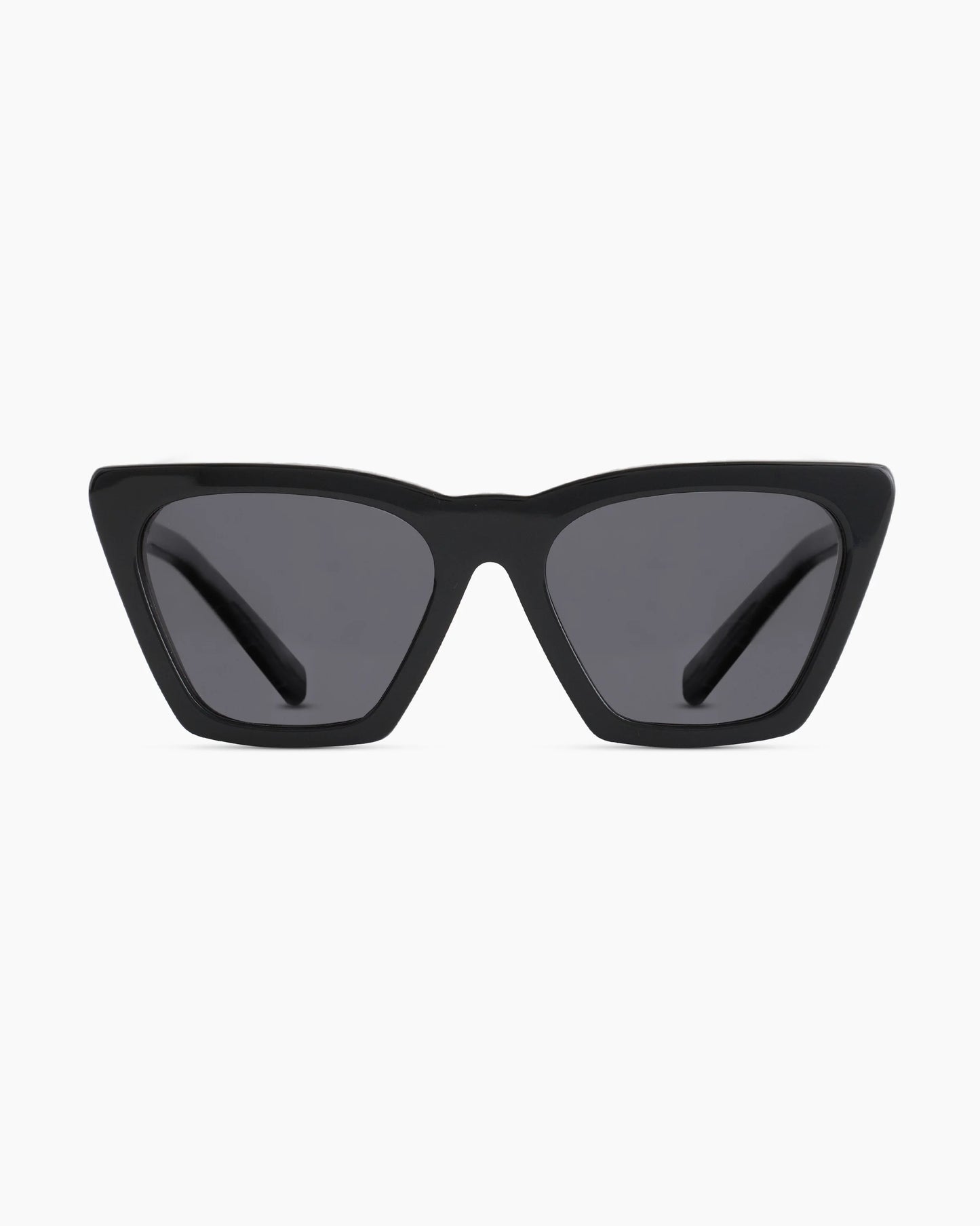 Andy Polarized Acetate Sunglasses - One Size / Black with Grey lens