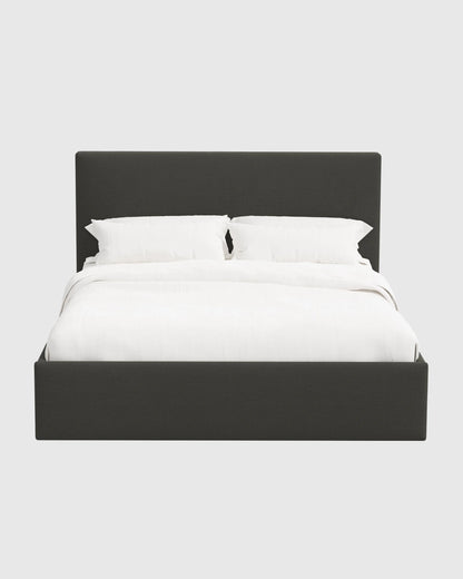 100% Linen Square Bed - Full / Canvas