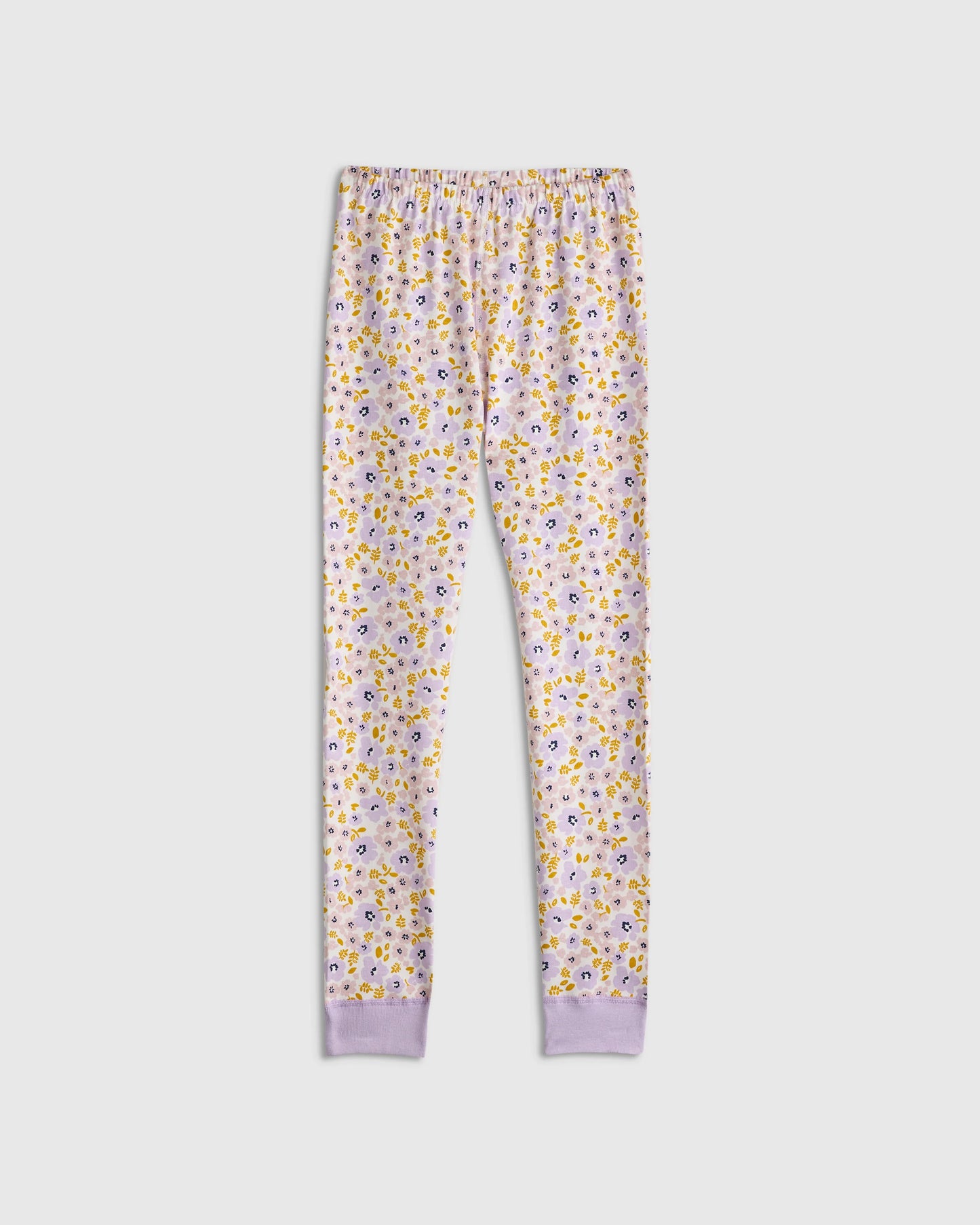 100% Organic Cotton Long Sleeve and Pant Pajama Set - 6 / Navy Stripe