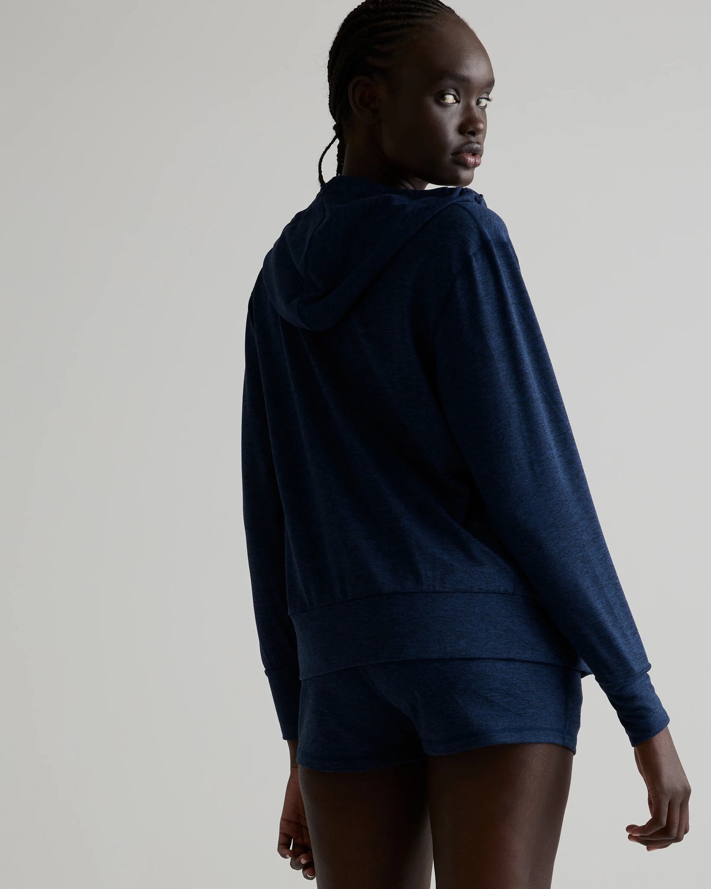 Flowknit Full-Zip Hoodie - XS / Heather Deep Navy