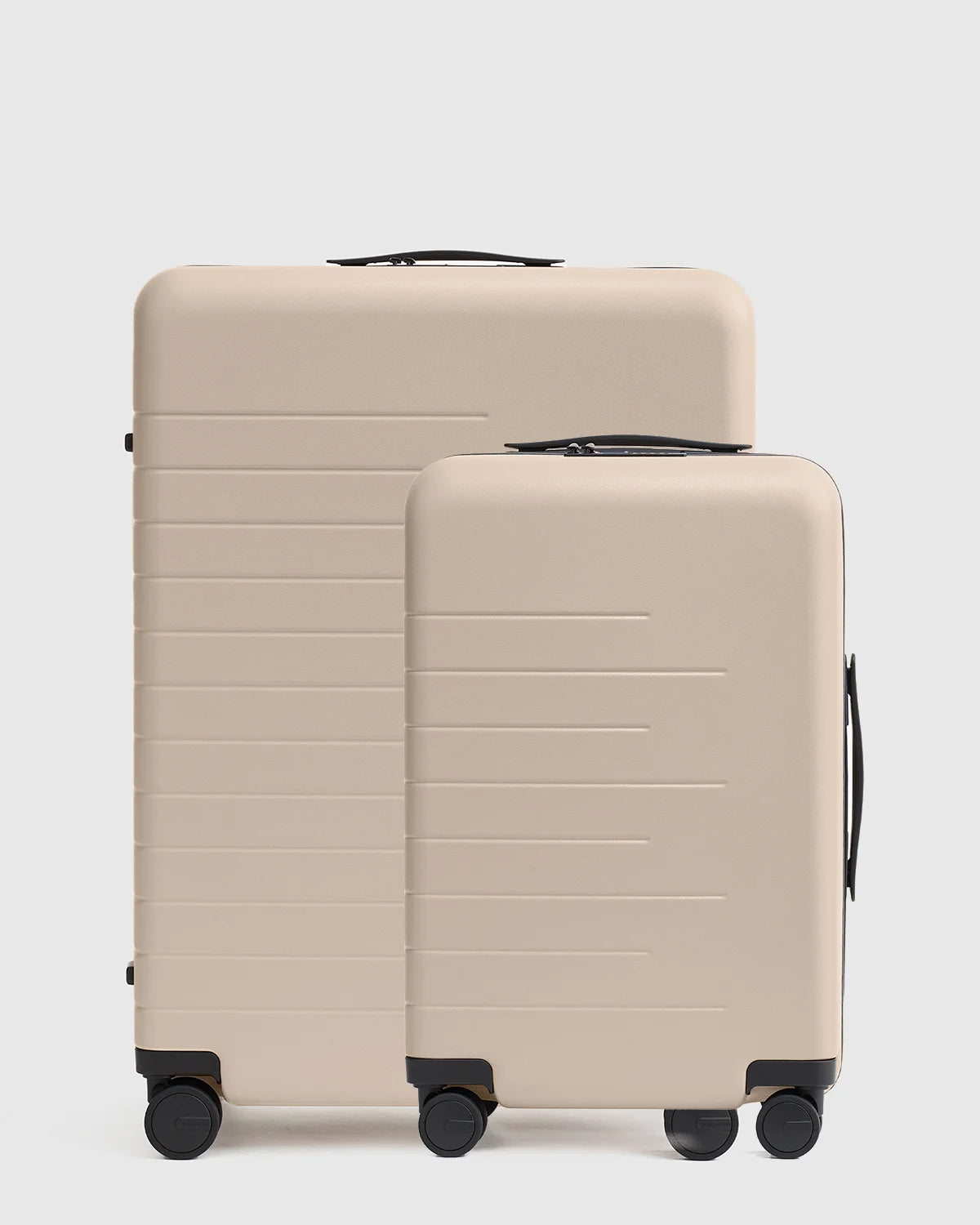 Small Carry-On & Large Check-In Suitcase Set - One Size / Olive