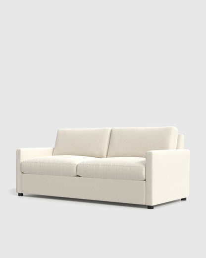 Brennan Sofa in Performance Chenille Linen Blend - 7ft / Snow