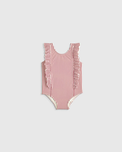 Ruffle One Piece Swimsuit - 0-3M / Pineapple