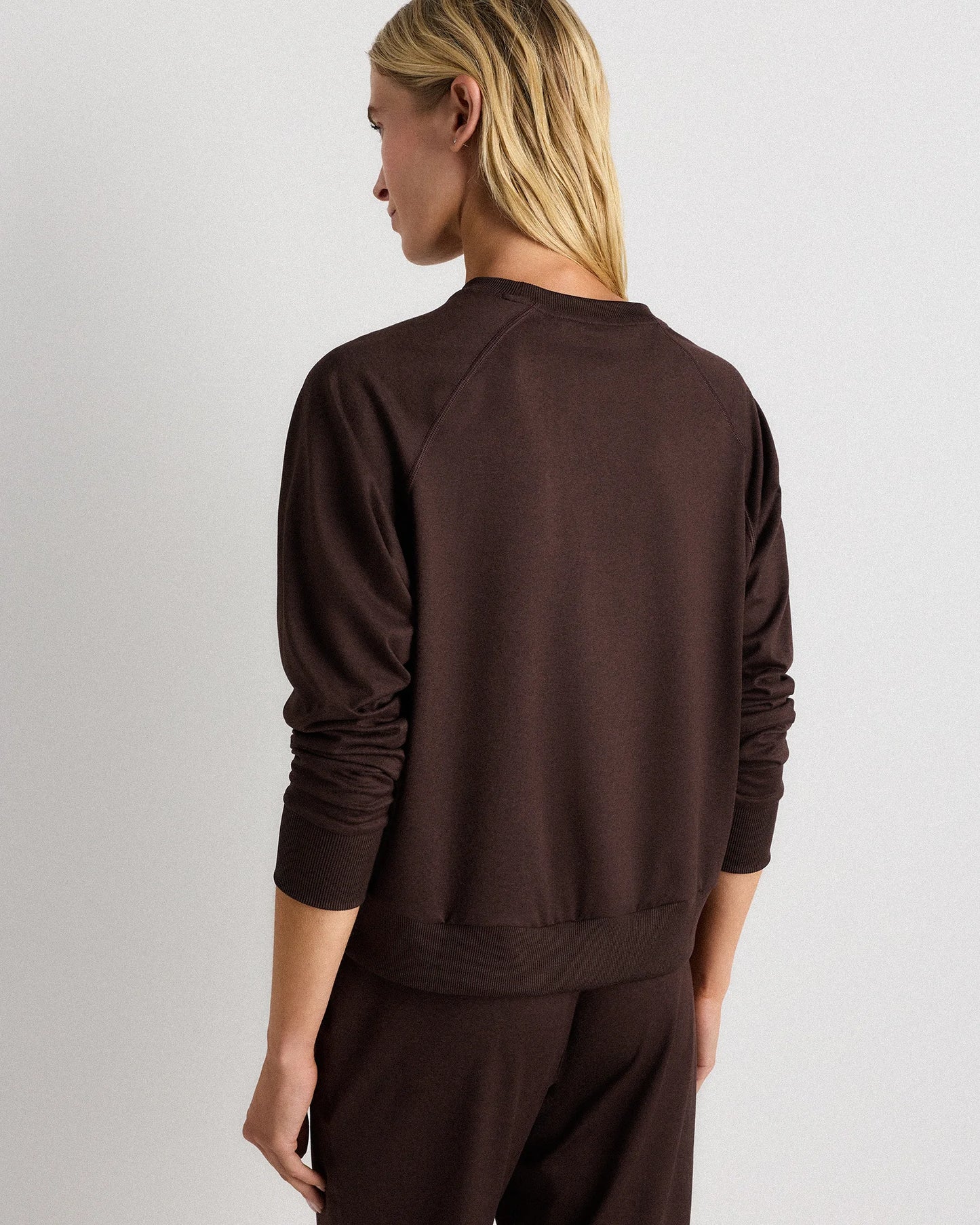 Flowknit Pullover Crew - XS / Heather Deep Navy