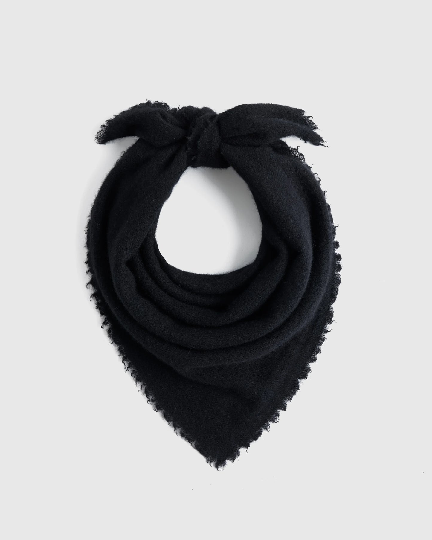 Mongolian Cashmere Square Scarf - One Size / Rich Burgundy