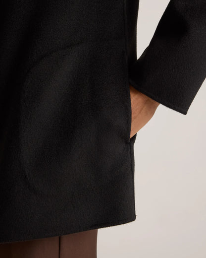 100% Mongolian Cashmere Double-Faced Open Blazer - XS / Camel