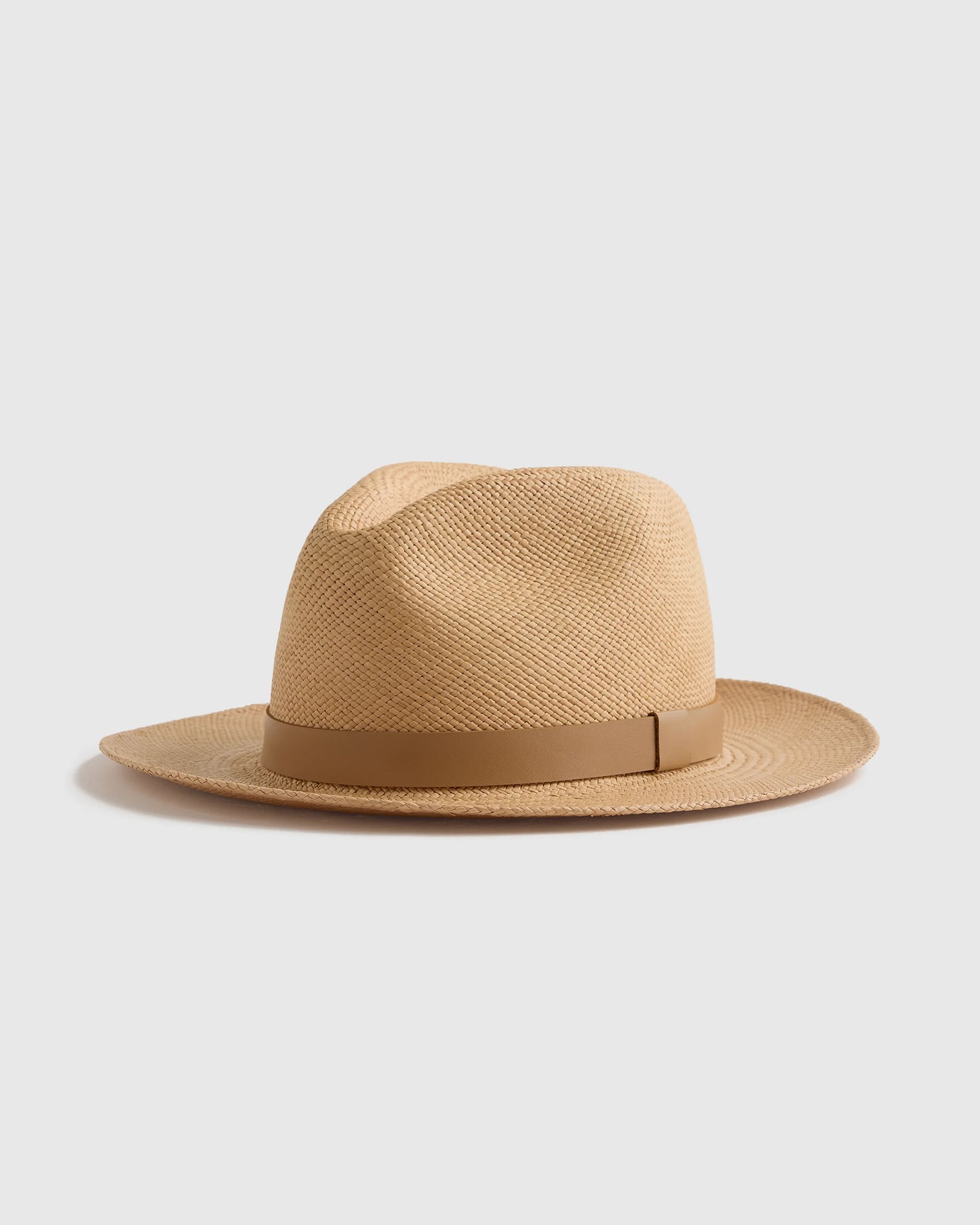 Toquilla Straw Panama Hat - S / Black