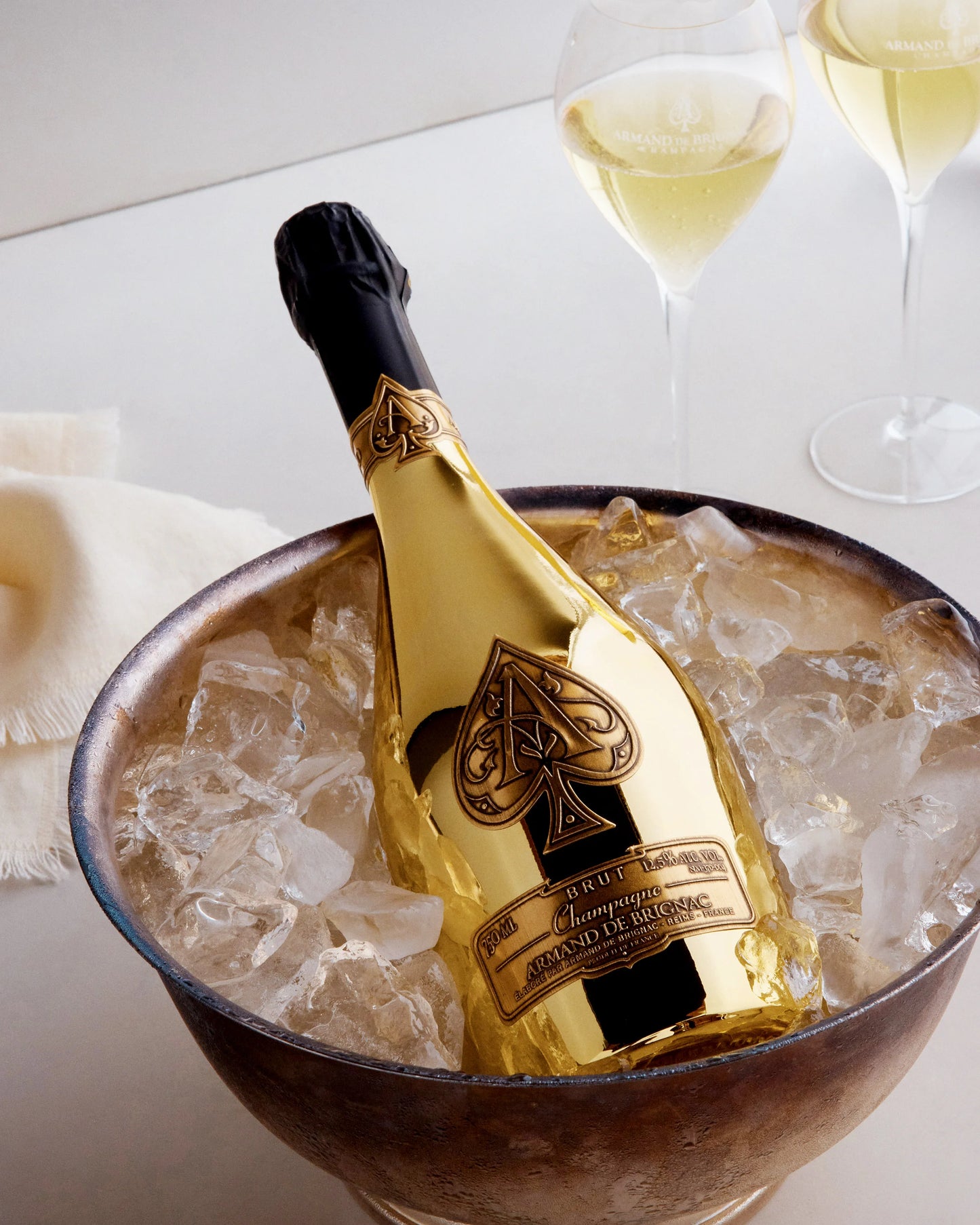 Armand de Brignac Ace of Spades Brut Gold Champagne - One Size / No Color