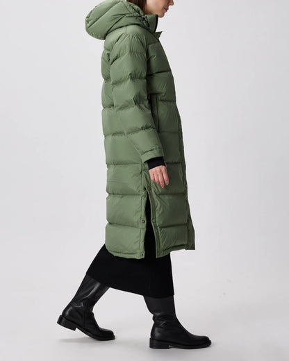 Responsible Down Long Puffer Jacket - XS / Black