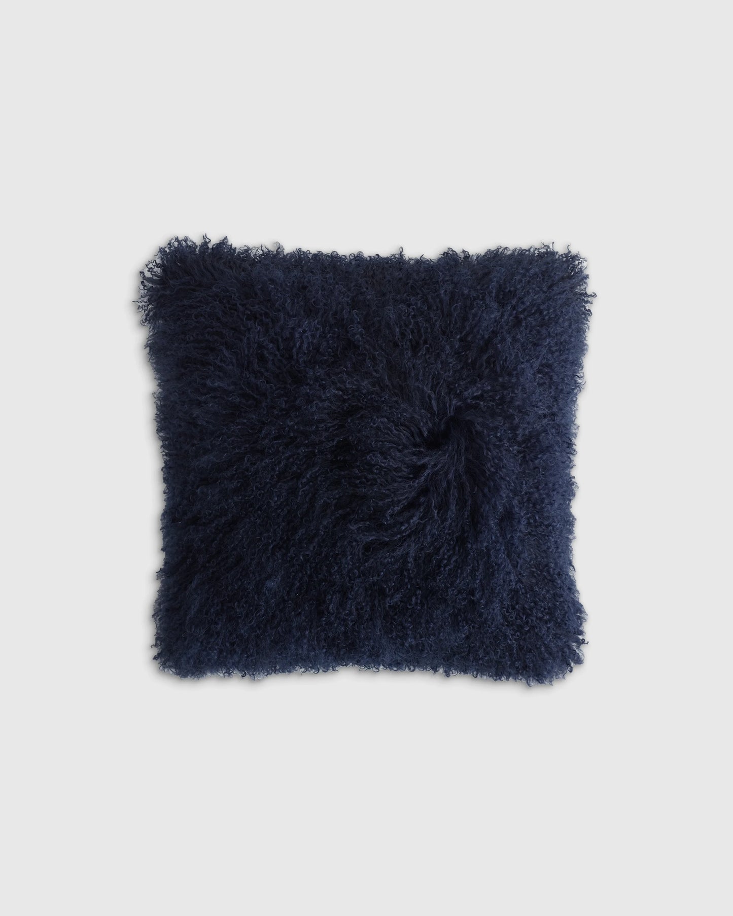 Luxe Mongolian Lamb Pillow Cover - 20x20 / Khaki