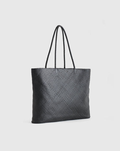 Siena Handwoven Tote - One Size / Taupe