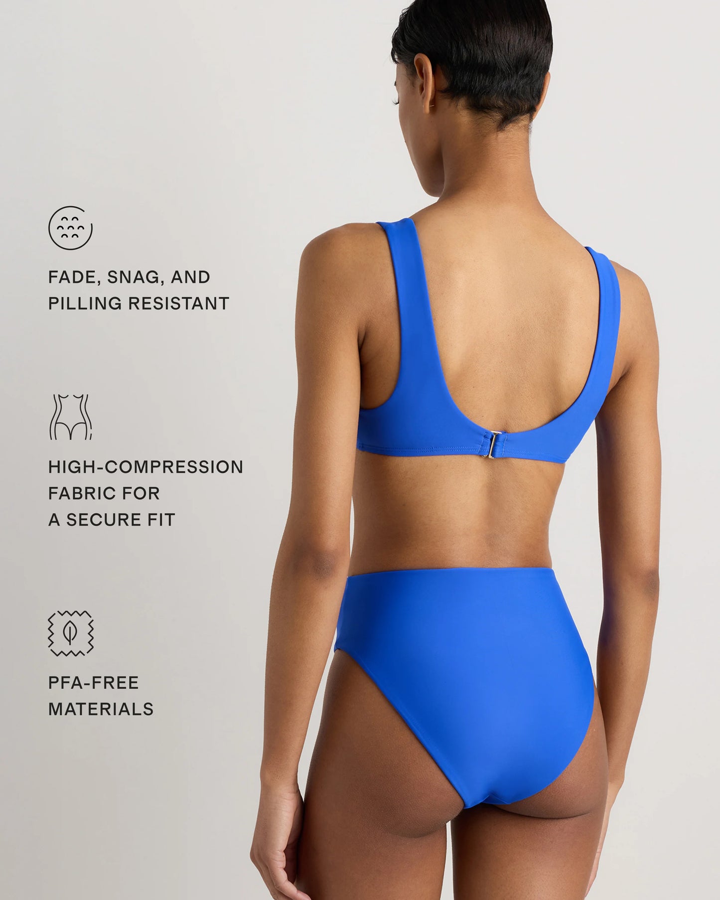 Italian High-Rise High-Leg Bikini Bottom - XS / Palm