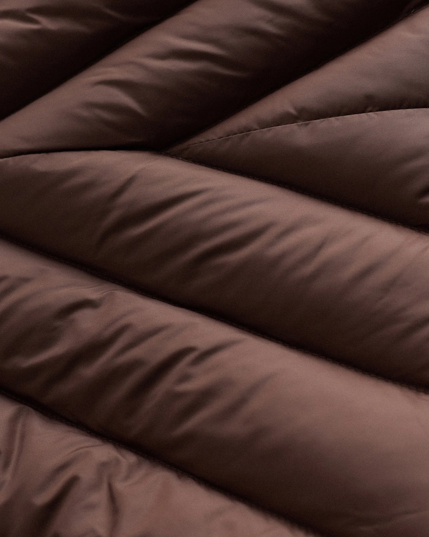 Responsible Down Belted Puffer Coat - XS / Hot Fudge